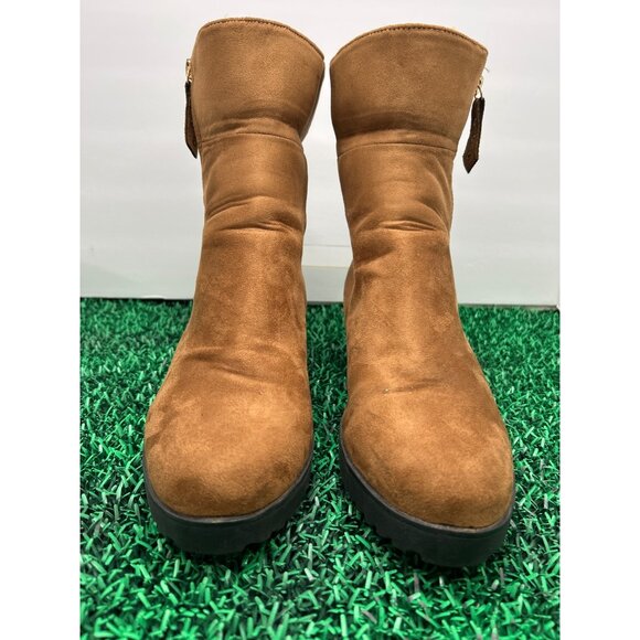 Connect Wedge Ankle Boots Size 41 Side Zipper Closure Rubber‎ Sole - Picture 3 of 6